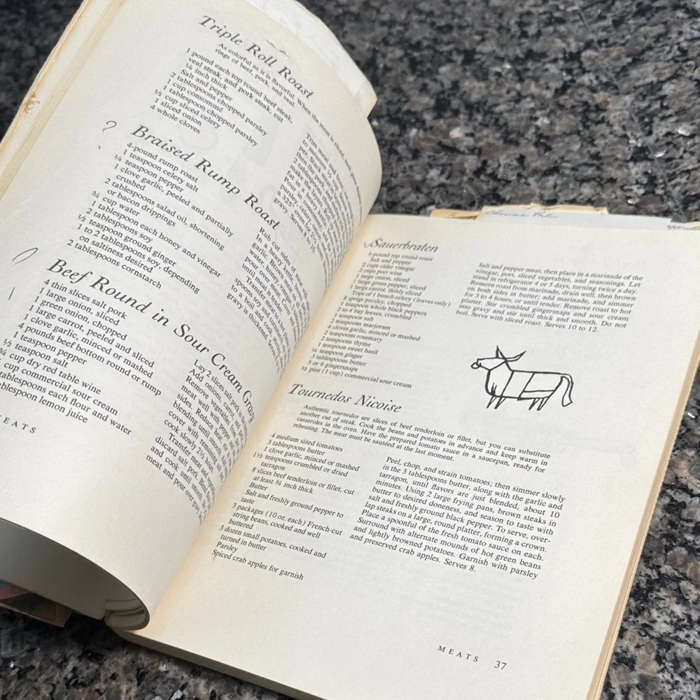 Sunset Cookbook Food With a Gourmet Touch vintage 1965